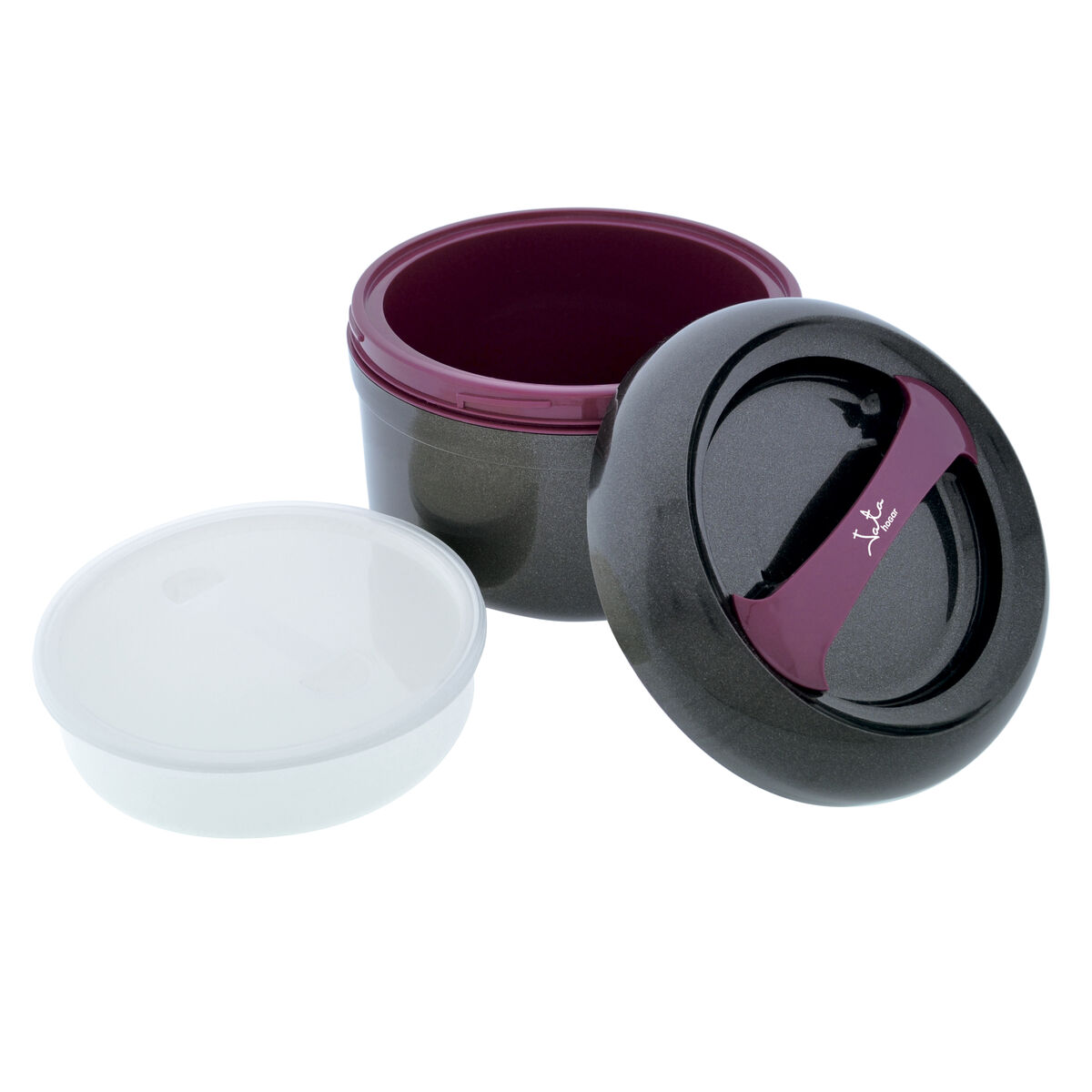 Lunchbox JATA 942 2 L Plastic Cirkelvormig Compact Ø 22 cm