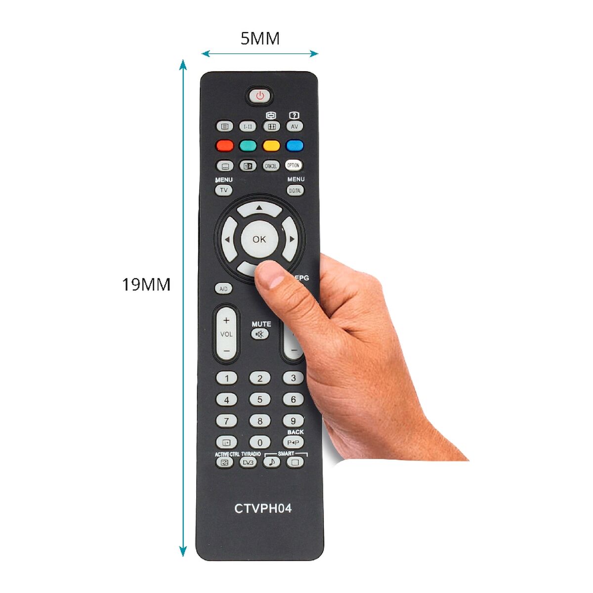Kép Philips Universal Remote Control 02ACCOEMCTVPH04 Black