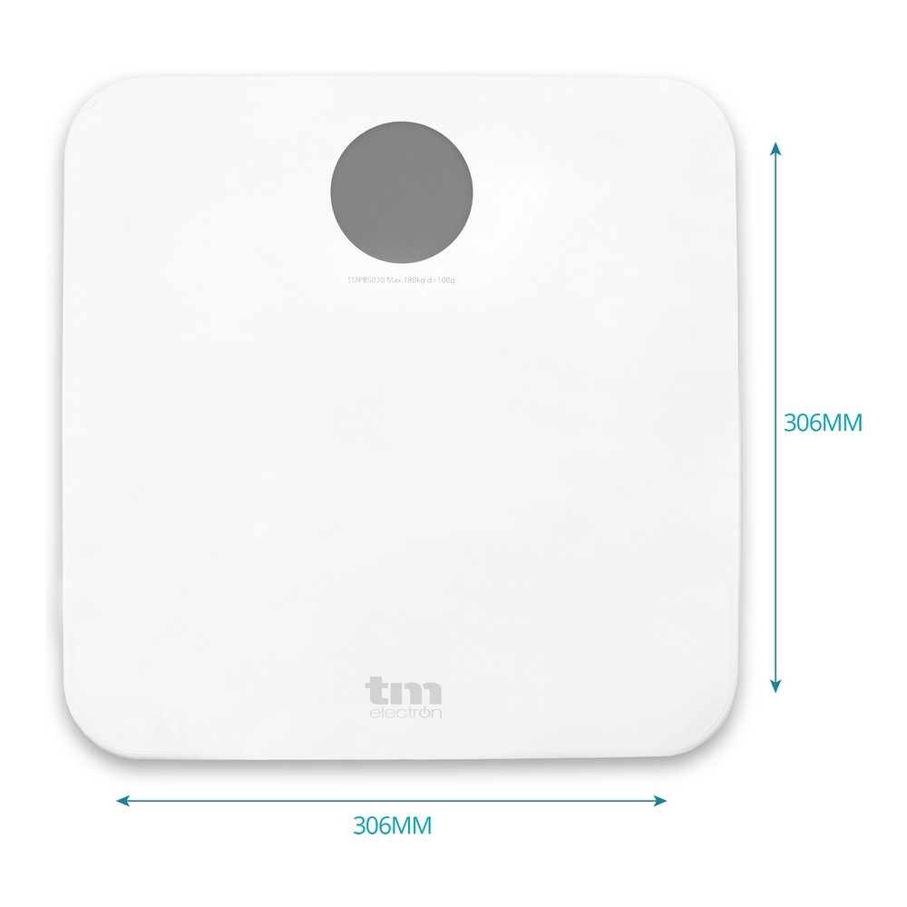 Digital Bathroom Scales TM Electron White