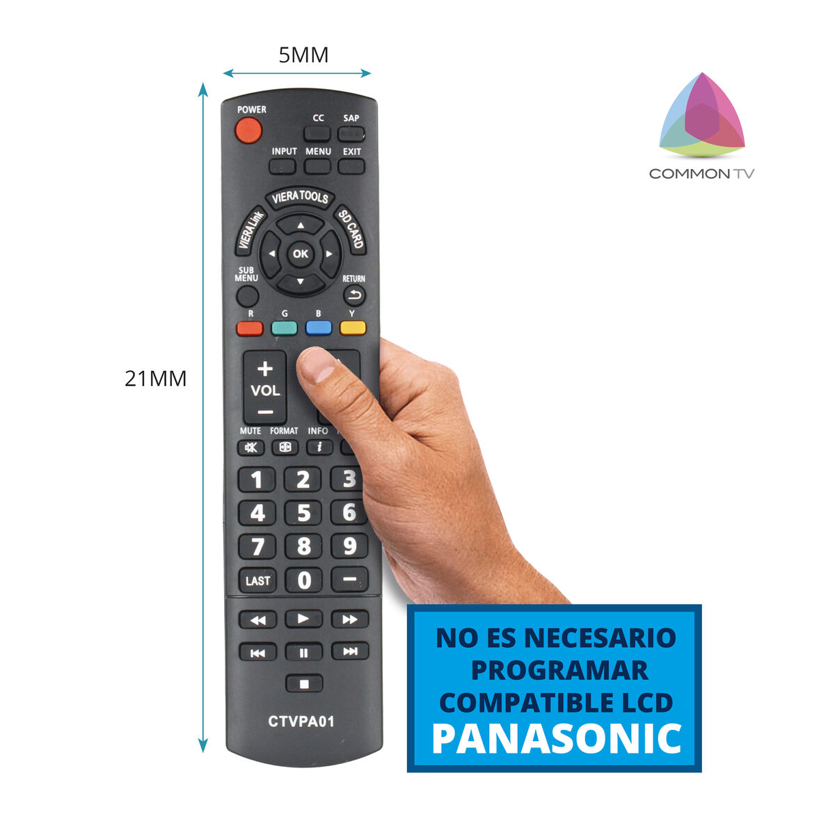 Picture of Panasonic Universal Remote Control TM Electron CTVPA01