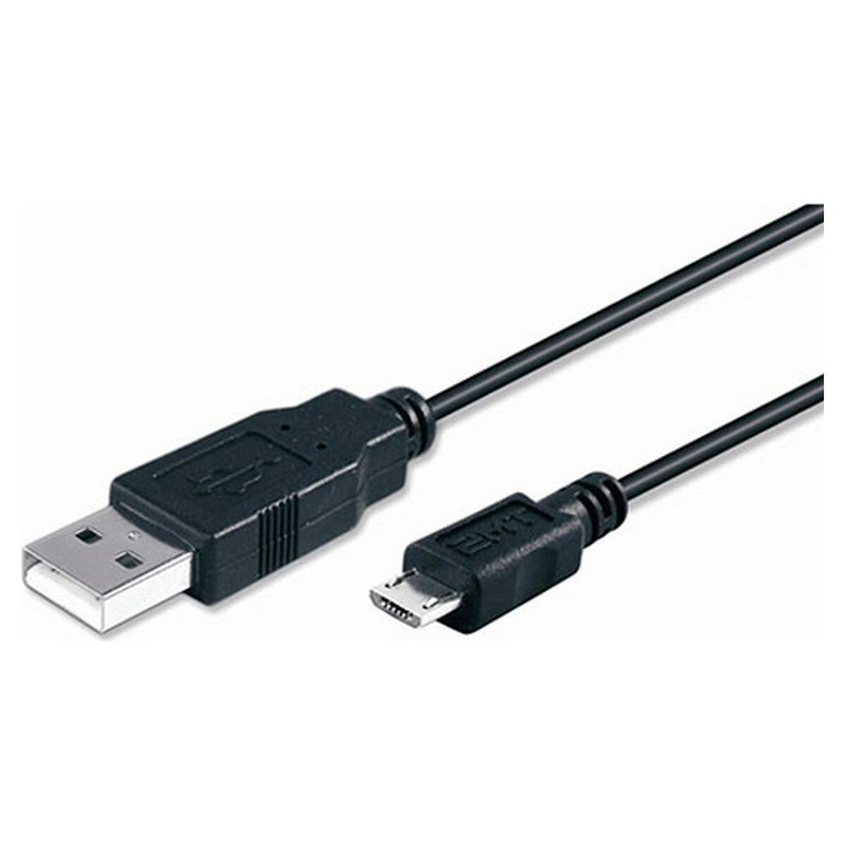 Câble USB 2.0 A vers Micro USB B TM Electron Noir 1,8 m