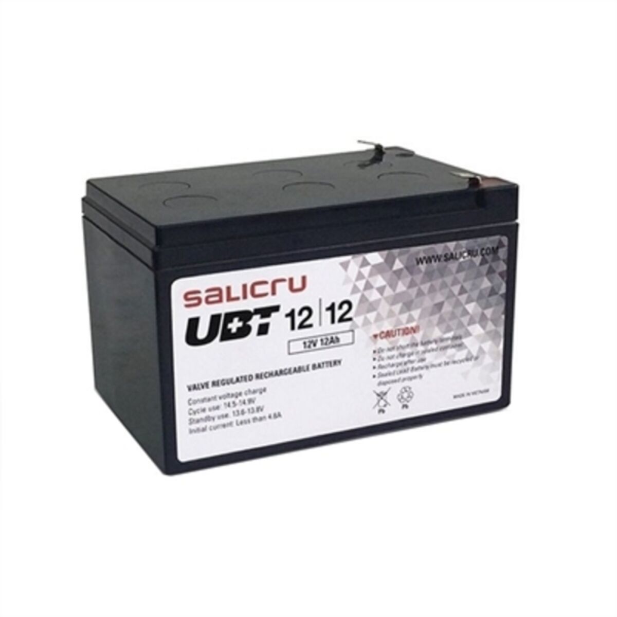 Afbeeldingen van Battery for Uninterruptible Power Supply System UPS Salicru 013BS000003 12 ah 12 v