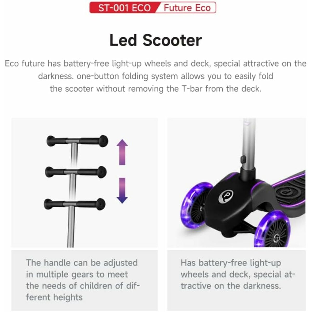 Step Ociotrends Eco Future Scooter Groen 3 wielen