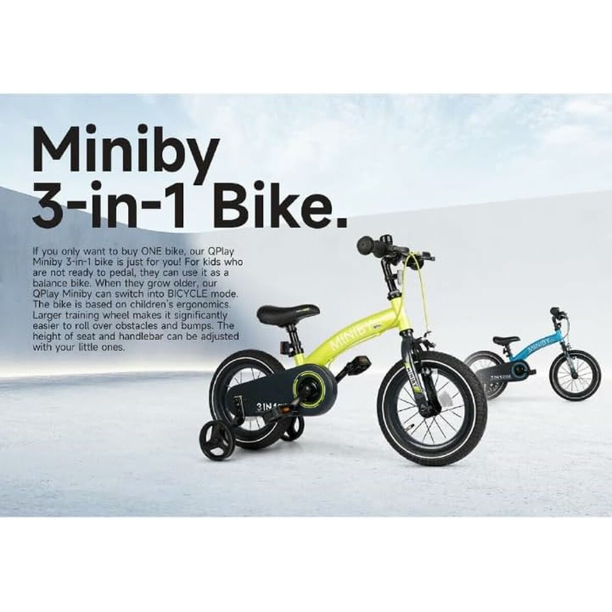 Image secondaire de Vélo pour Enfants Ociotrends Gris