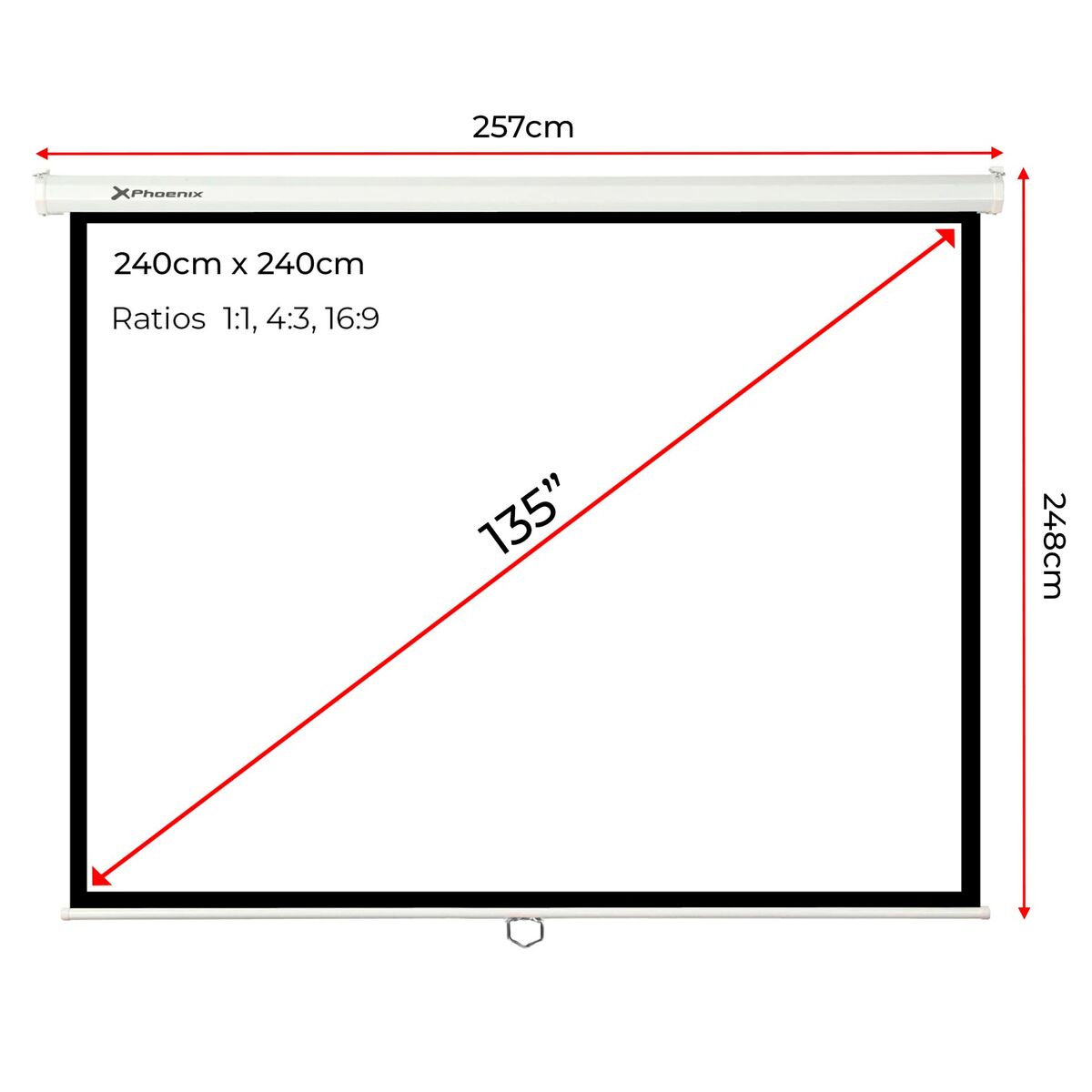 Bild von Projection Screen Phoenix PH-240 (Refurbished A)