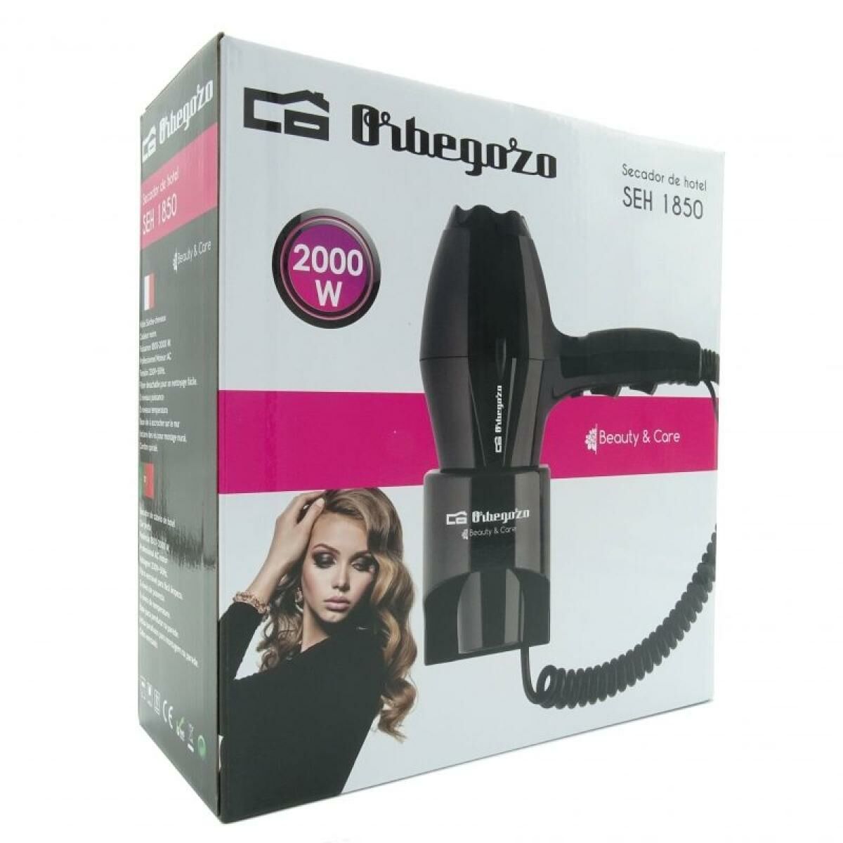 Föhn Orbegozo 16948 Zwart 1800 W