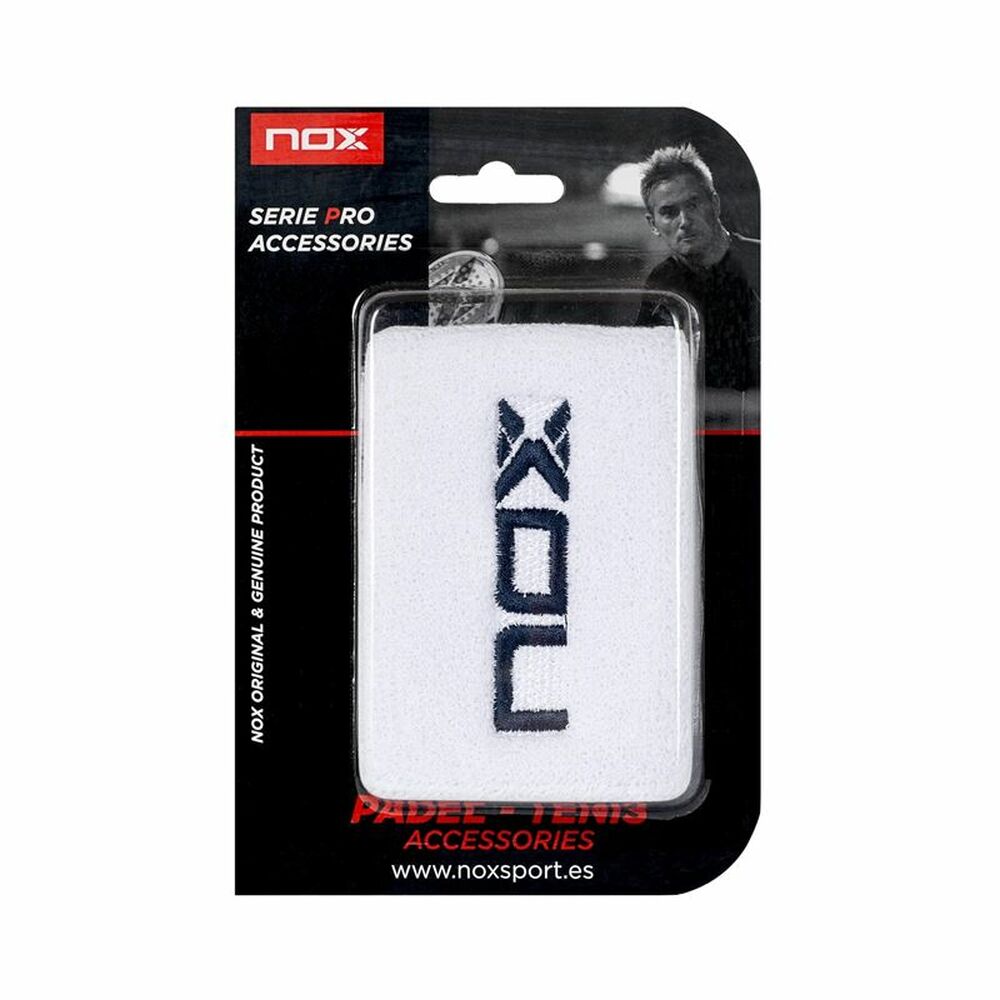 Poignet de Sport NOX Wristbands WH Blanc