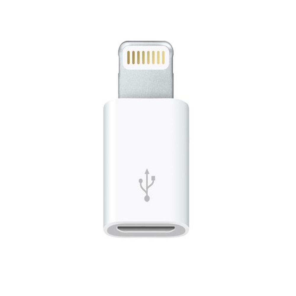 Mikro-USB-adapter 3GO A200 Hvid Lightning