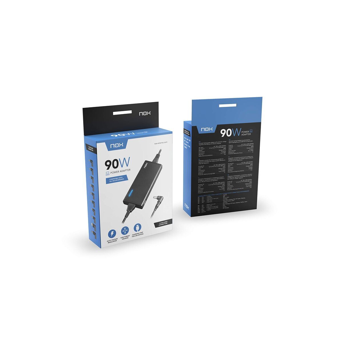 Laptop Charger Nox NXPWR90NB Black