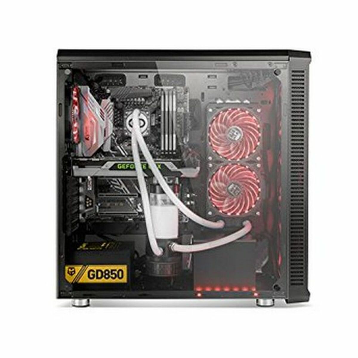 Picture of ATX Semi-tower Box Nox-Xtreme NXHUMMERTGX Black