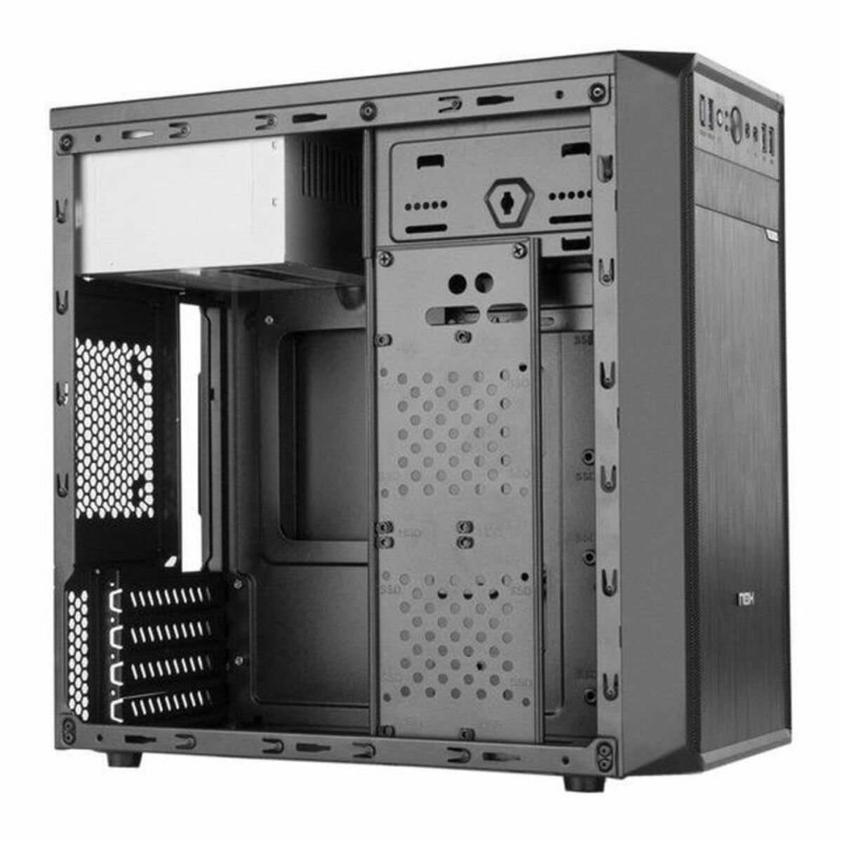 Image de Micro ATX Midtower Case Nox-Xtreme S0213826 Black