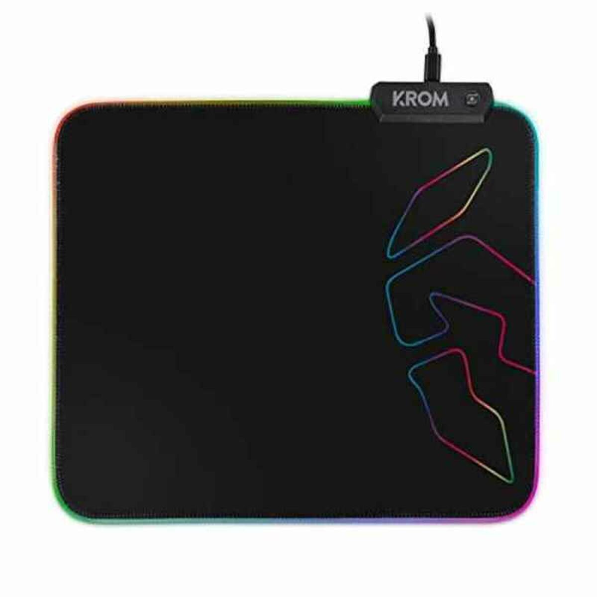 Picture of Gaming Mat with LED Illumination Krom Knout RGB Black