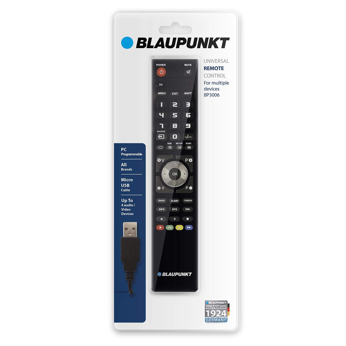 Picture of Universal Remote Control Blaupunkt BP3006