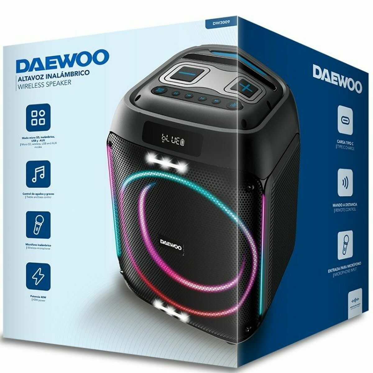 Bild von Portable Bluetooth Speakers Daewoo DW3009 40 W