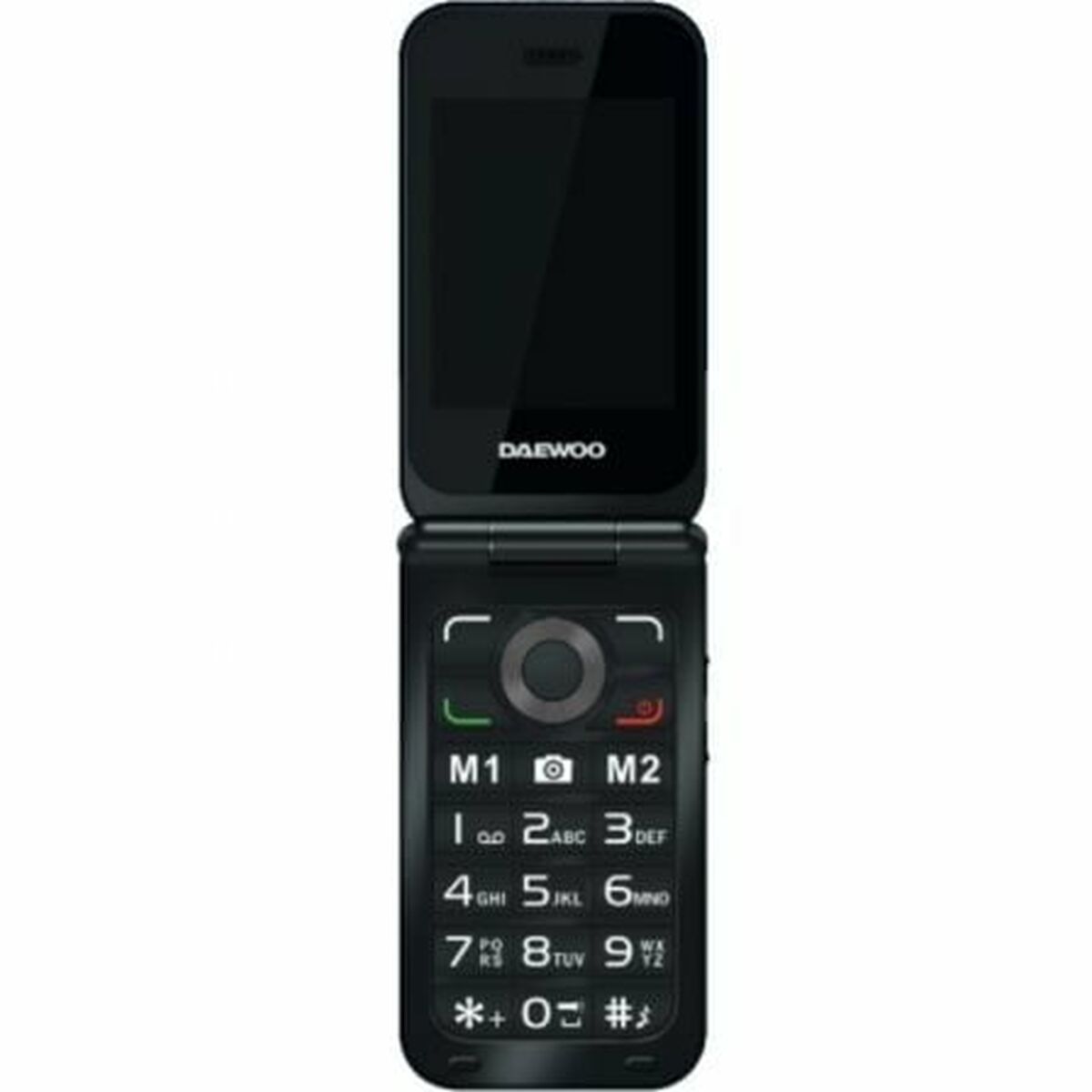 Téléphone portable pour personnes âgées Daewoo DW8003BK Single Core