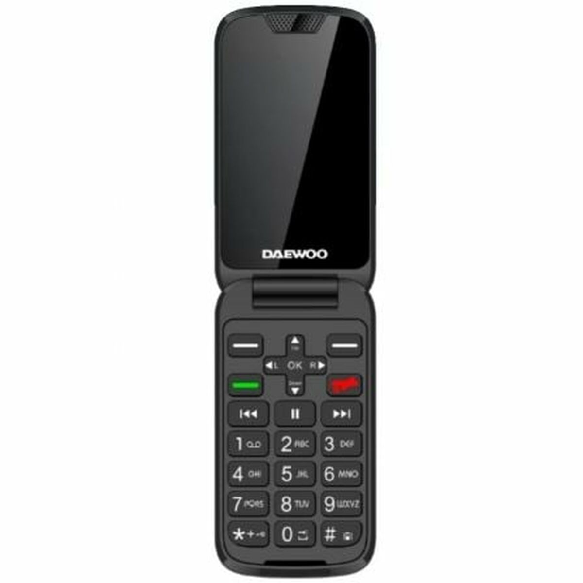Afbeeldingen van Mobile telephone for older adults Daewoo DW8005 32 MB Single Core 2,4” QVGA