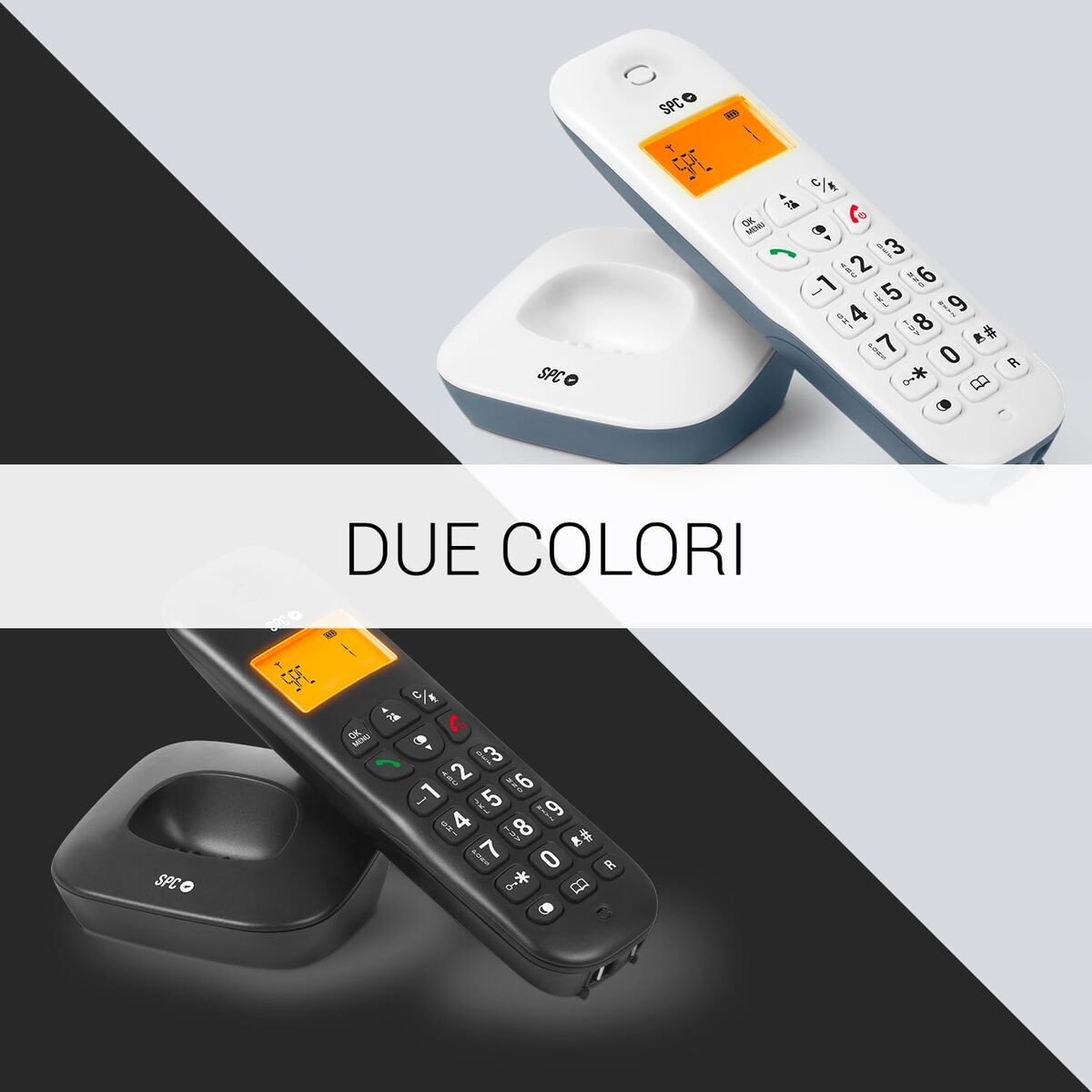 Landline Telephone SPC 7300NS AIR Blue Black