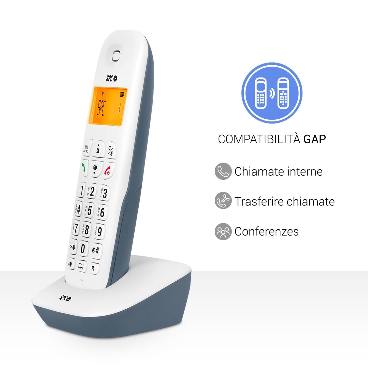Landline Telephone SPC 7300AS Blue White
