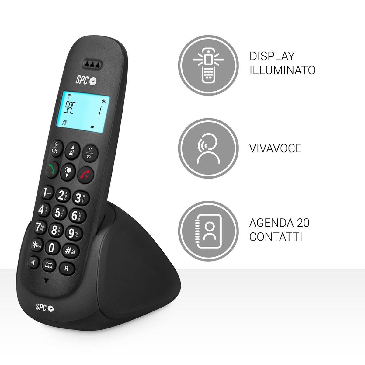 Wireless Phone SPC 7310NS Blue Black