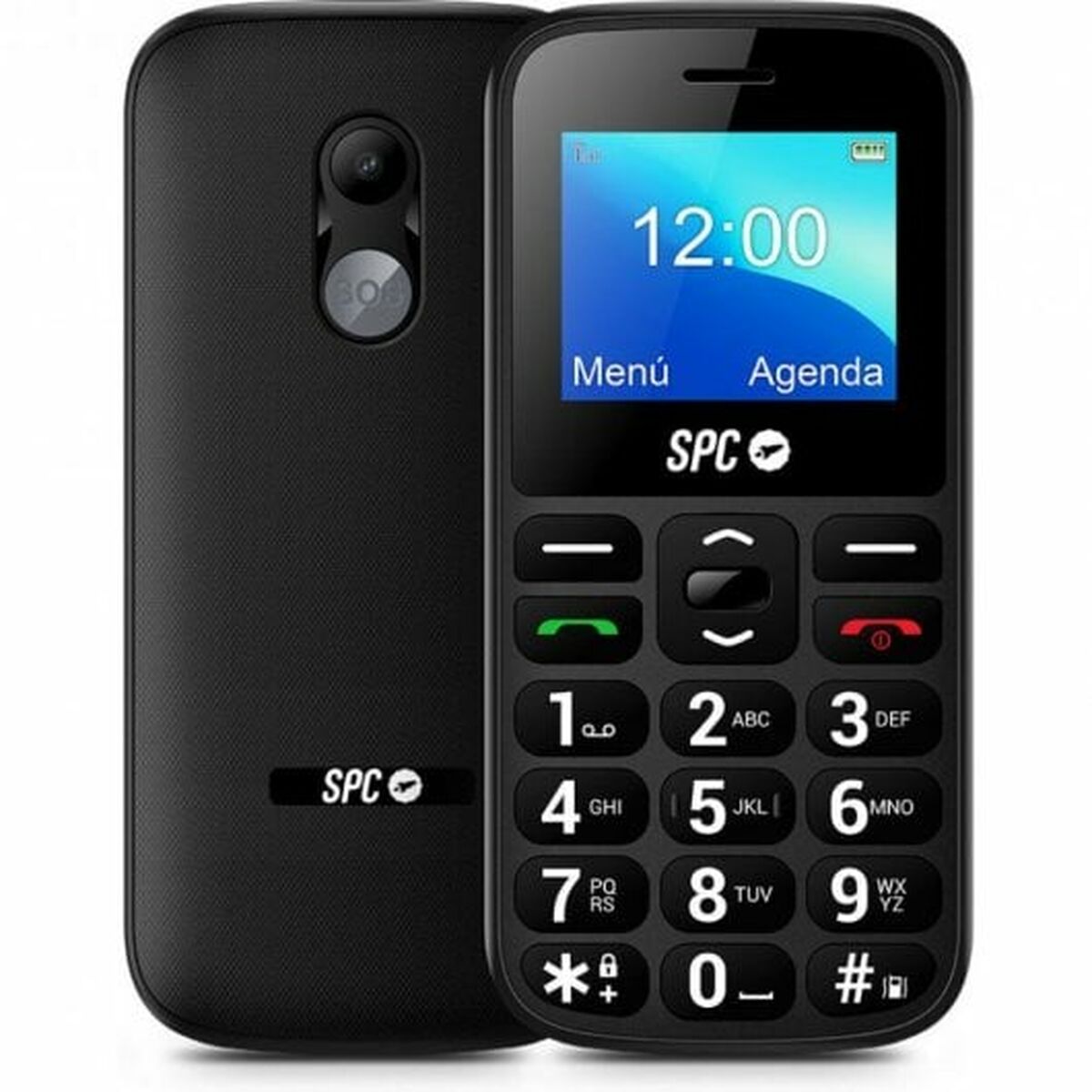 Picture of Mobile telephone for older adults SPC FORTUNE 2 4G 1,77" Black 64 GB 4G LTE