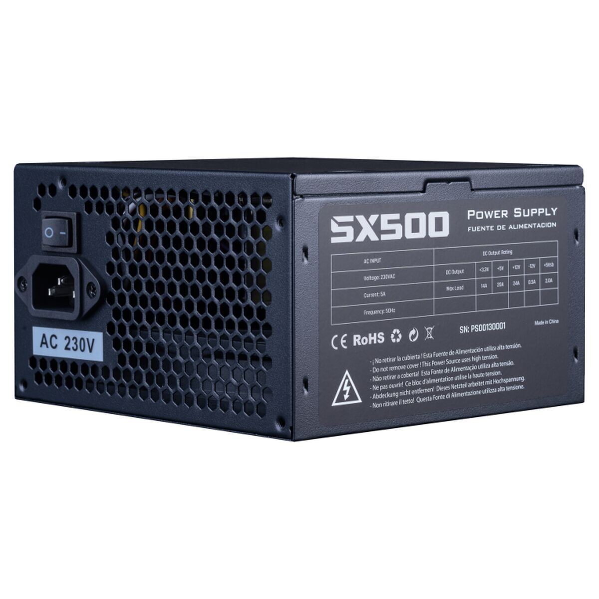 Picture of Power supply Hiditec SX500 500 W ENERGY STAR Certificate