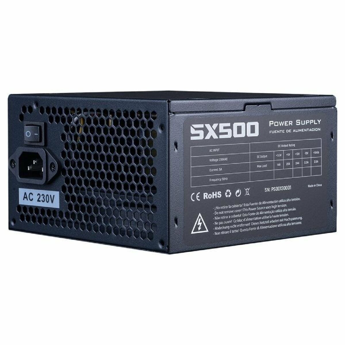 Picture of Power supply Hiditec SX500 500 W ENERGY STAR Certificate