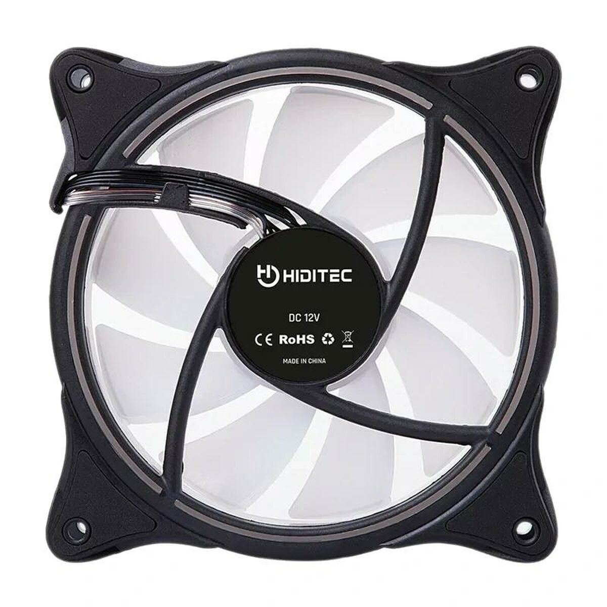 Afbeeldingen van Box Ventilator Hiditec VGCH10008 Ø 12 cm ARGB Black