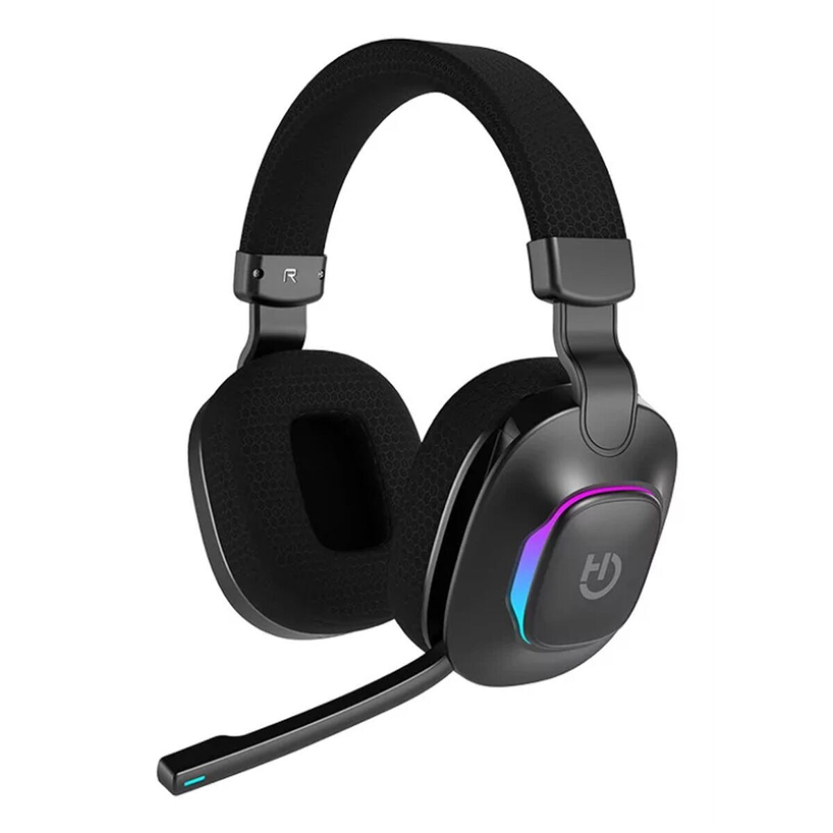 Picture of Headphones with Headband Hiditec Vortex ARGB Black Multicolour