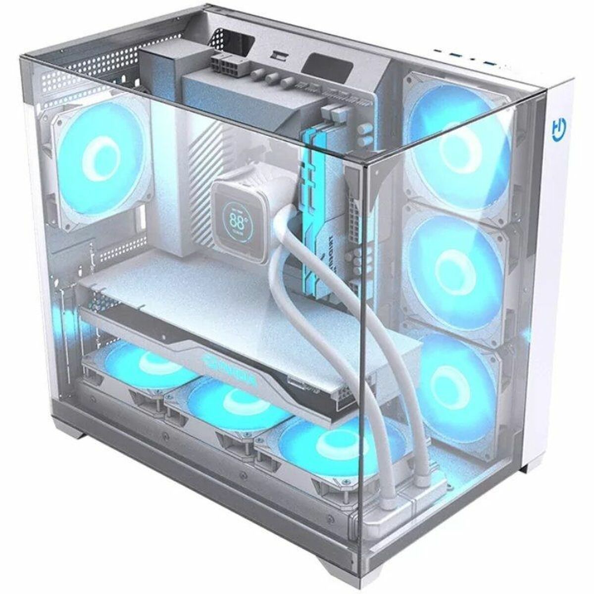 Afbeeldingen van ATX Semi-tower Box Hiditec CHA010057