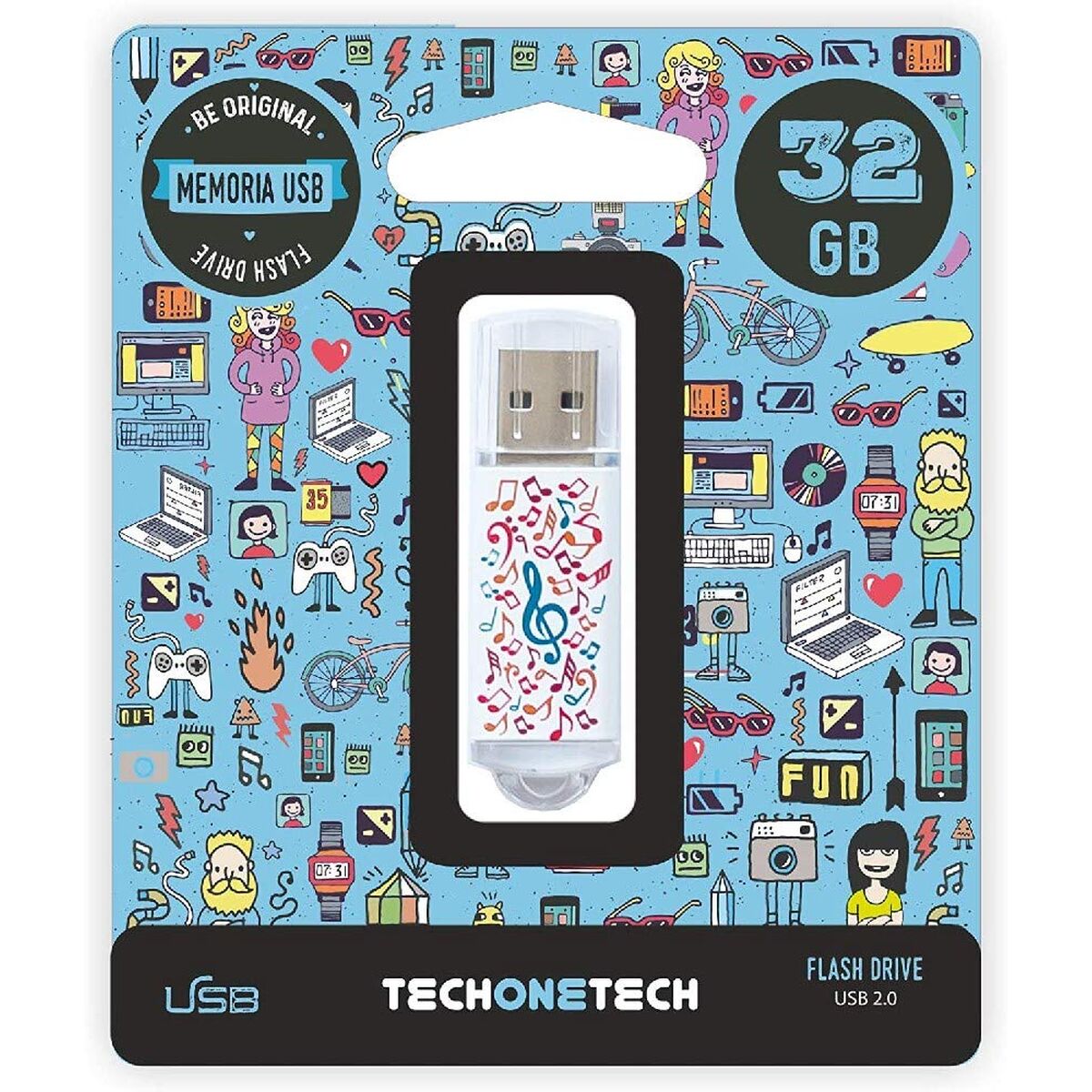 Obrazek USB stick Tech One Tech TEC4003-32 32 GB