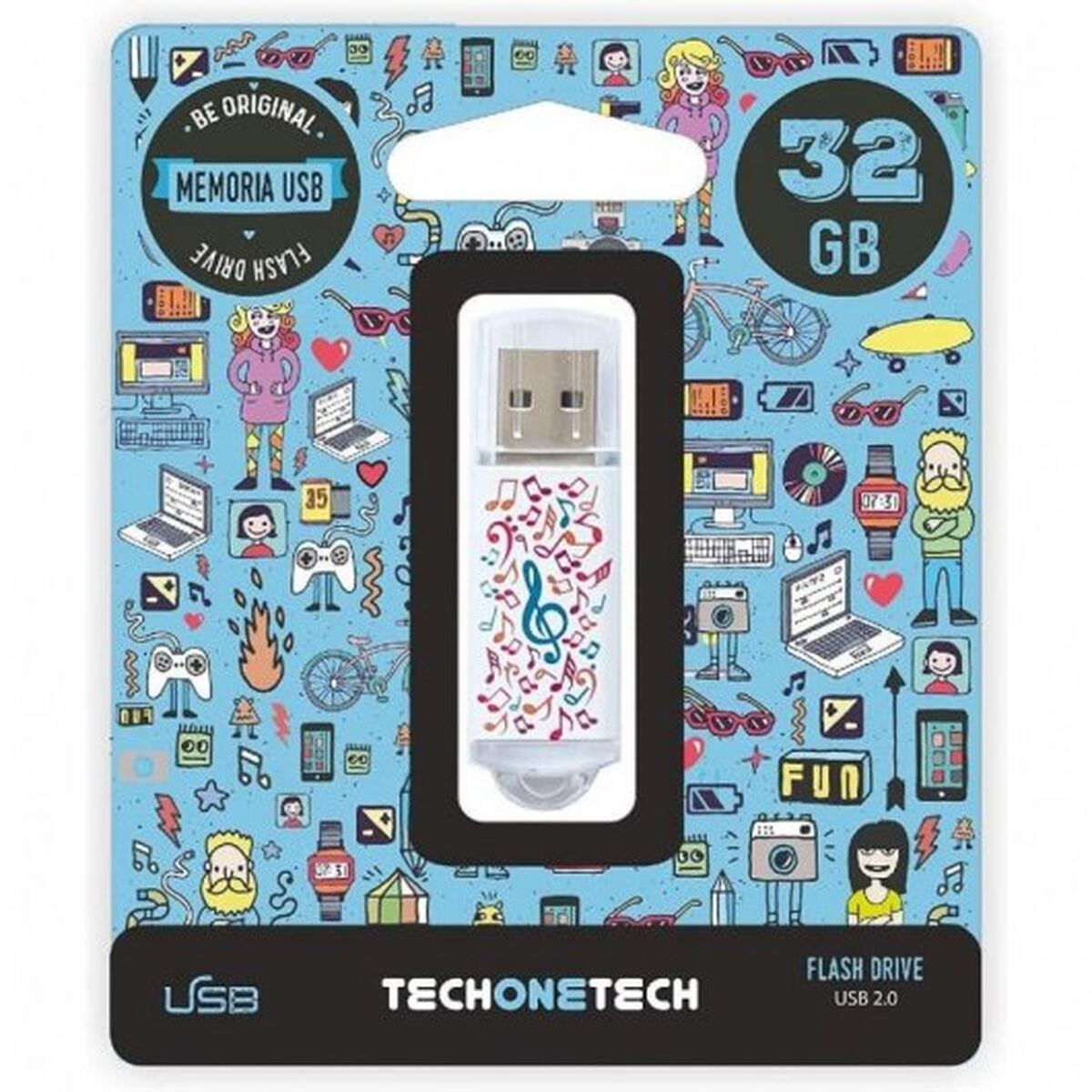 Obrazek USB stick Tech One Tech TEC4003-32 32 GB