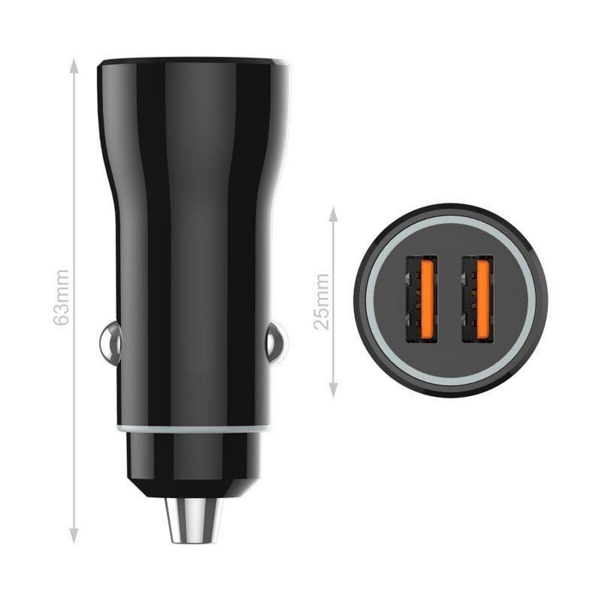Car Charger Tech One Tech TEC2802 Double USB-C