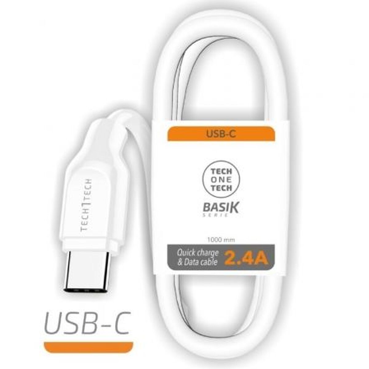 Câble Lightning Tech One Tech Blanc