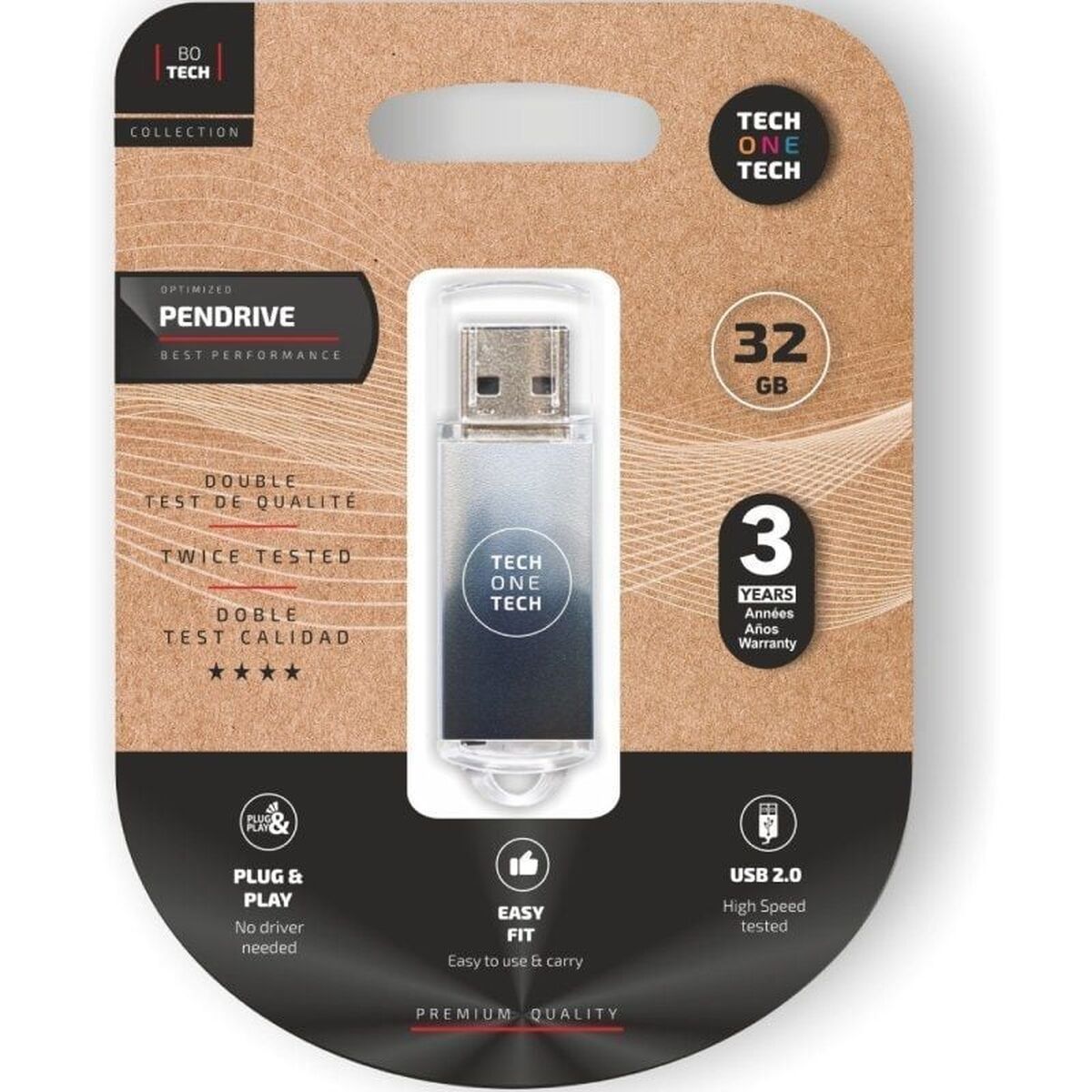 Bild von USB stick Tech One Tech Be B&W