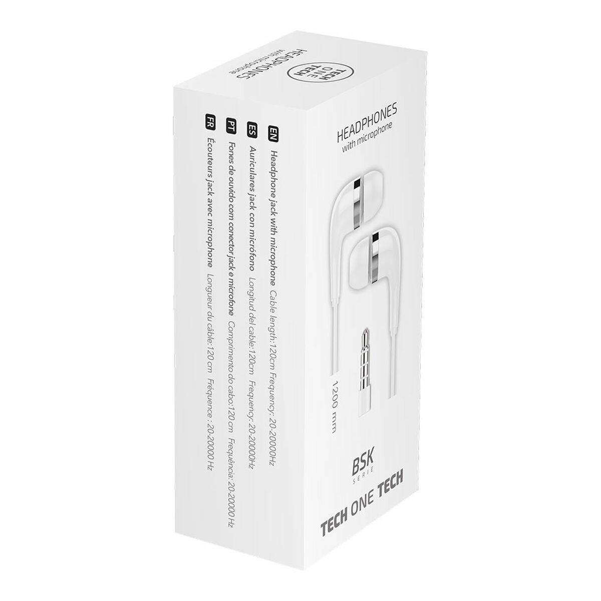 Afbeeldingen van Headphones Tech One Tech White