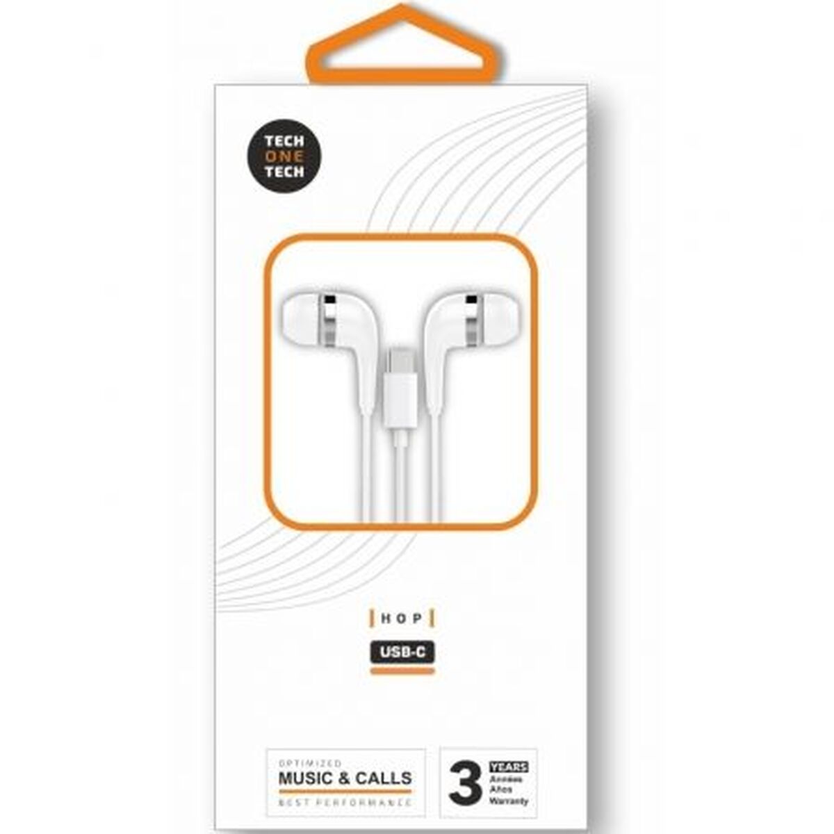 Image de Headphones Tech One Tech TEC1304 White