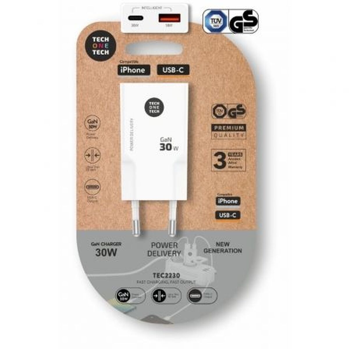 Afbeeldingen van Wall Charger Tech One Tech TEC2230