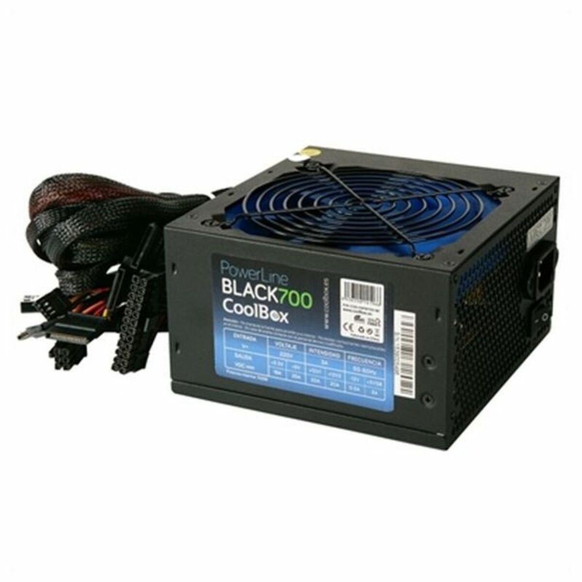 Power supply CoolBox COO-FAPW700-BK ATX 700 W Black Ø 12 cm x 1