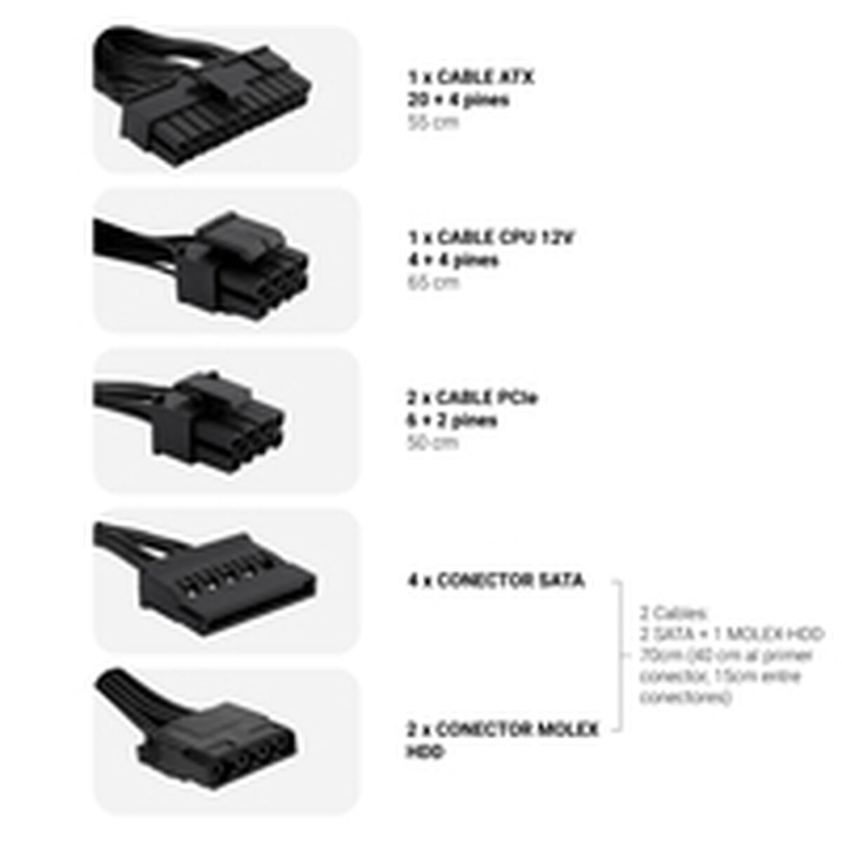 Bloc dAlimentation CoolBox COO-FAPW3-650 650 W 6 W