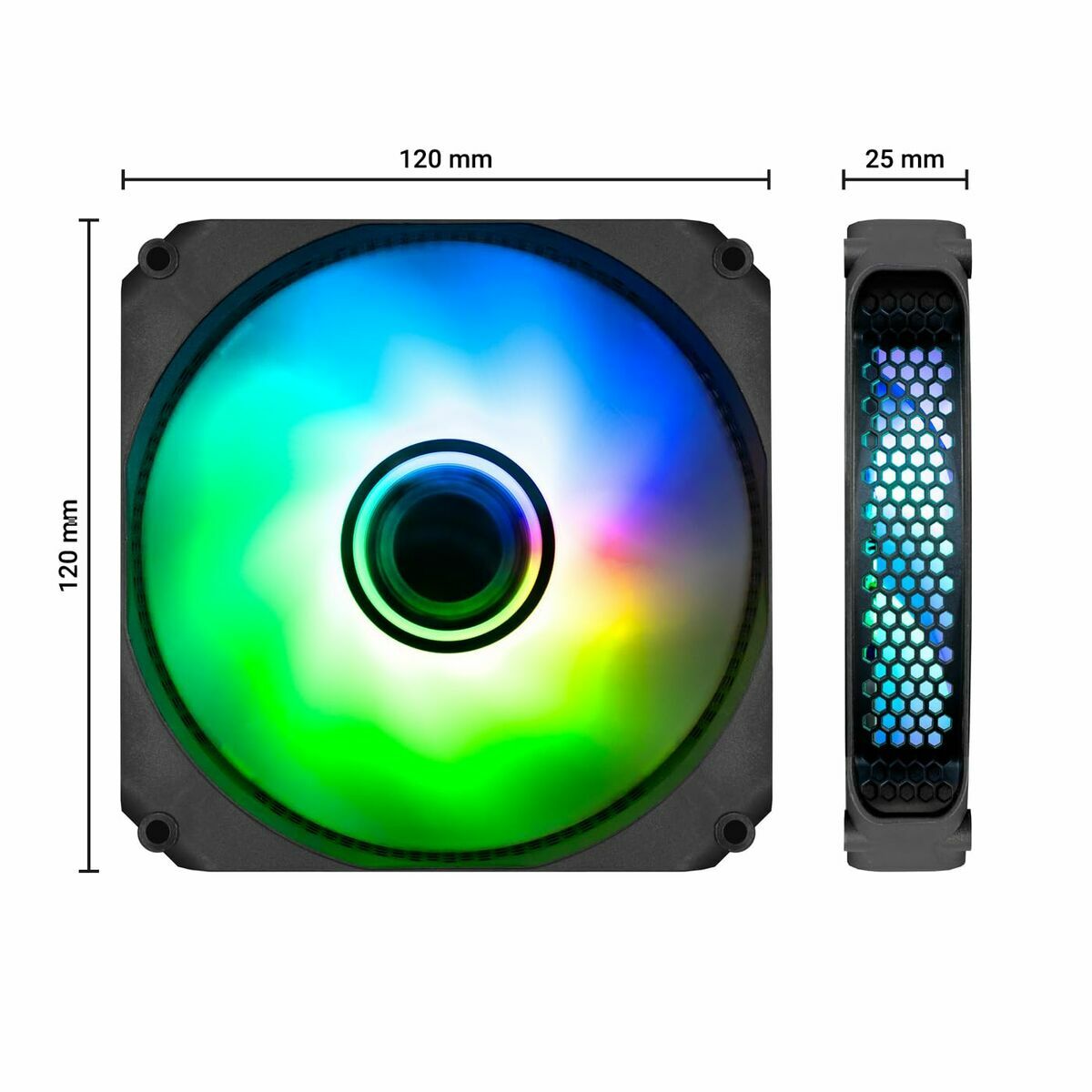 Afbeeldingen van Cooling Base for a Laptop CoolBox COO-VA-12AR02