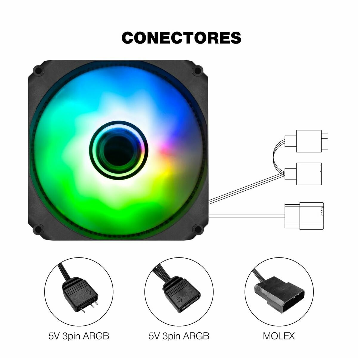 Afbeeldingen van Cooling Base for a Laptop CoolBox COO-VA-12AR02