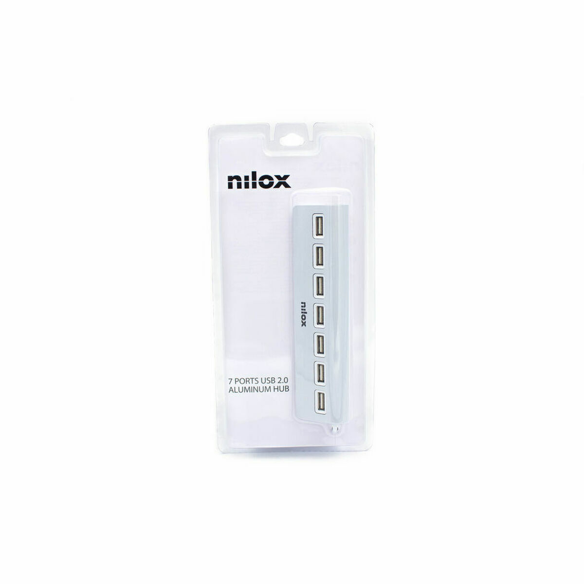 Picture of USB Hub Nilox NXHU7ALU2 Black Grey