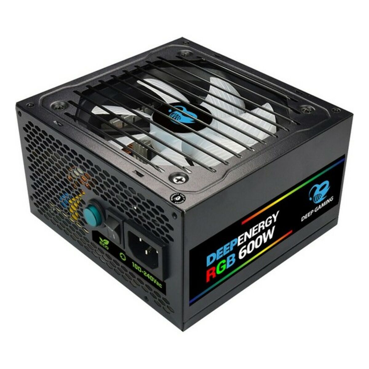 Picture of Power supply CoolBox DG-PWS600-MRBZ ATX 600W RGB Black Ø 12 cm x 1