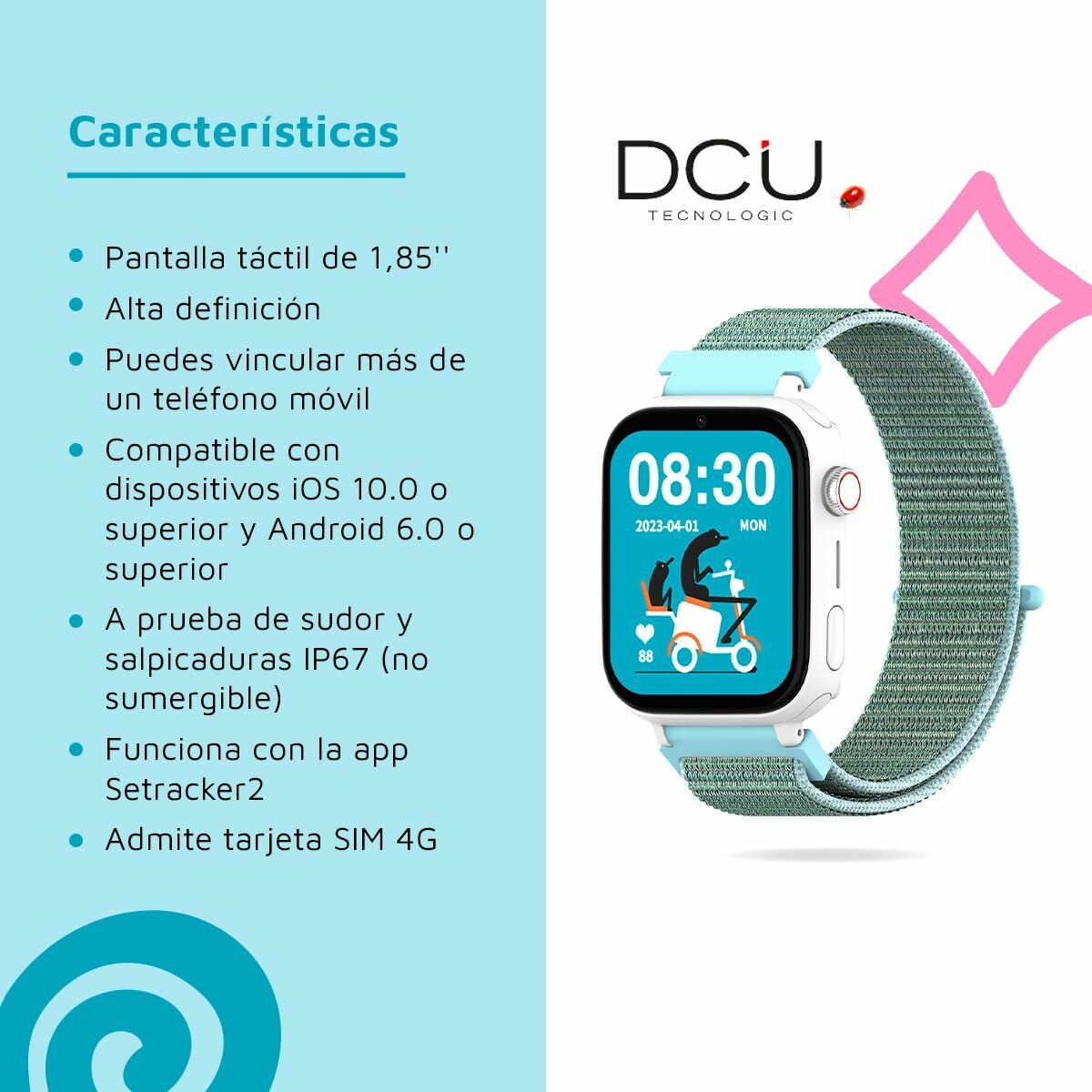 Smartwatch DCU 34159052 Black