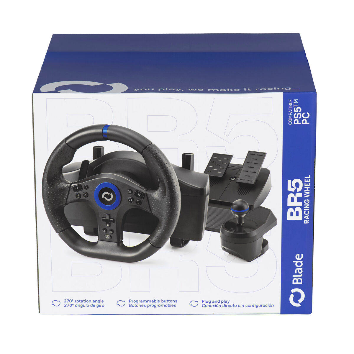 Image de Racing Steering Wheel FR-TEC BL7002