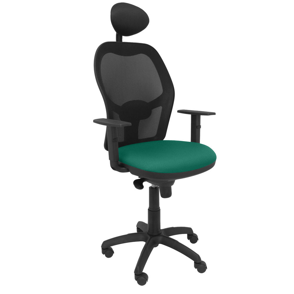 Chaise de Bureau avec Appui-tête Jorquera P&C ALI456C Vert