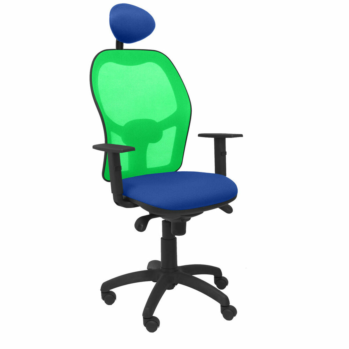 Bureaustoel met hoofdsteun Jorquera P&C ALI229C Blauw