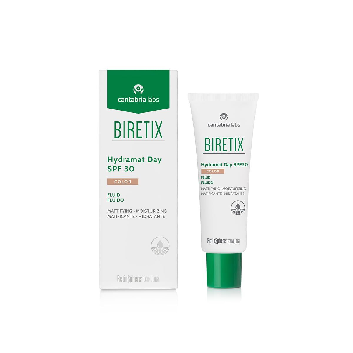Hydraterende Crème met Kleur BIRETIX BIRETIX HYDRAMAT DAY Beige