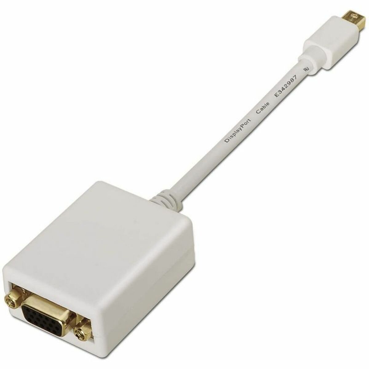 Adaptateur Mini DisplayPort vers VGA Aisens A125-0136 Blanc 15 cm
