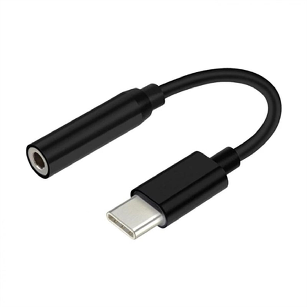Adaptateur USB C vers Jack 3.5 mm Aisens A109-0348 Noir 15 cm